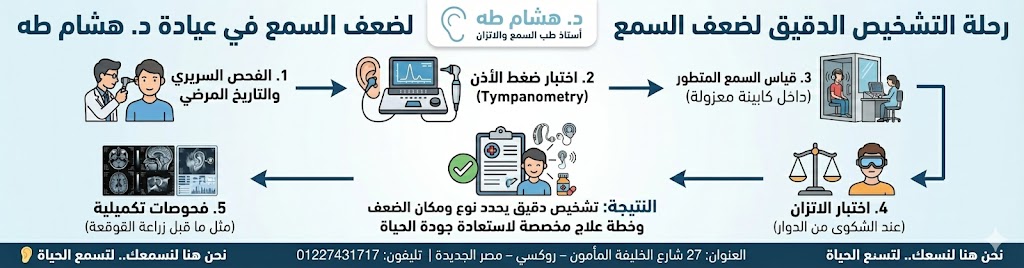 تشخيص ضعف السمع 