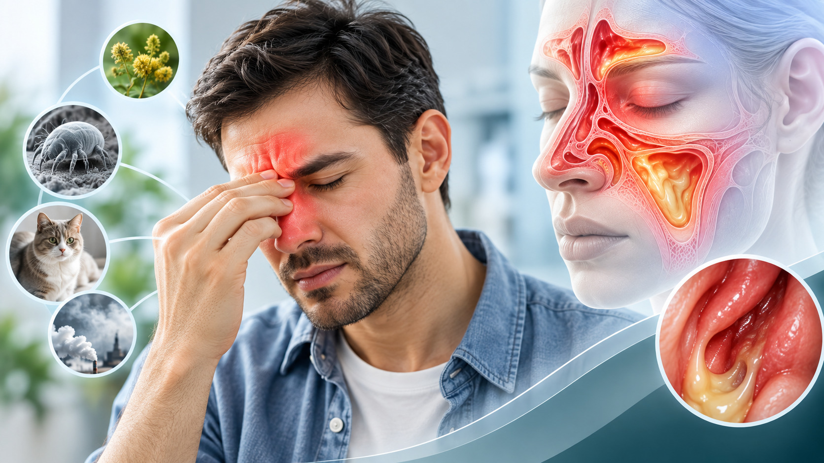مضاعفات حساسية الجيوب الأنفية: متى تتحول الحساسية إلى مشكلة تحتاج علاجًا؟
