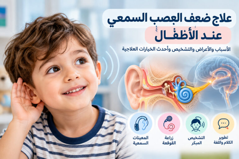 علاج ضعف العصب السمعي عند الأطفال